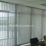 Rèm lá dọc văn phòng màu trắng ghi Star blinds A306 tại Huế